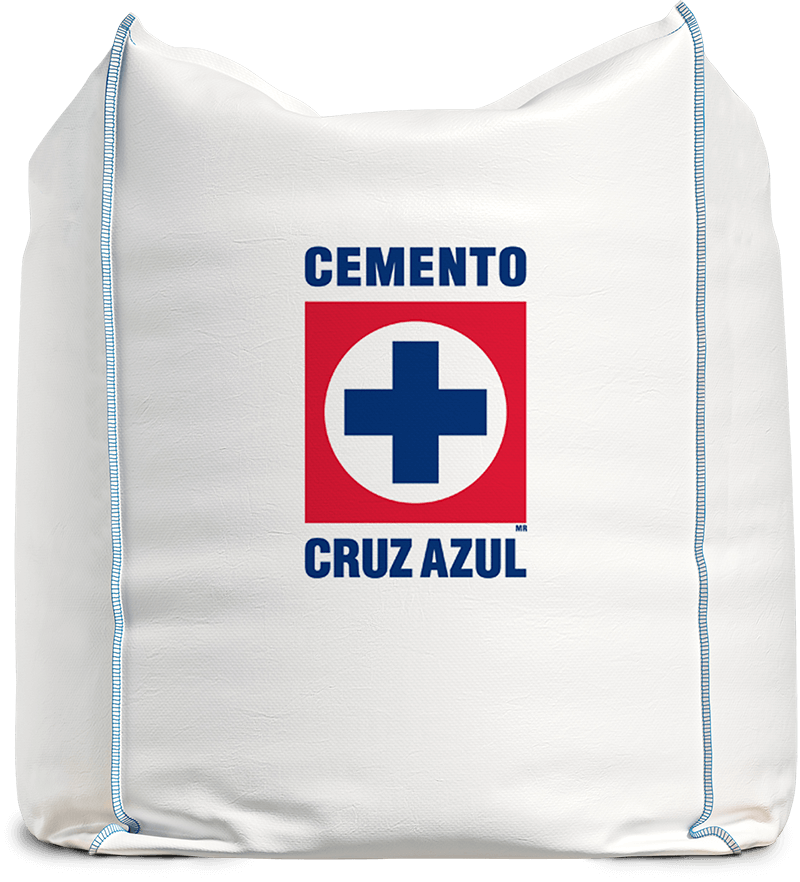 Big bag de cemento blanco Cruz Azul