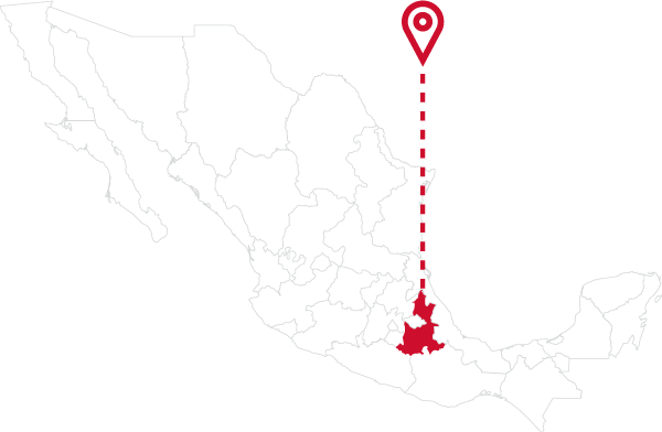 Mapa de la planta Cruz Azul Palmar de Bravo