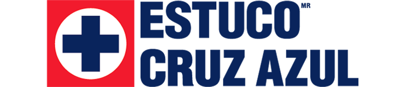 Logotipo de estuco Cruz Azul